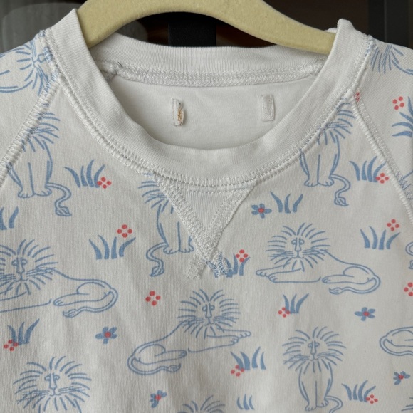 TBBC sweater just lion around Cassidy Comfy Crewneck sweatshirt girl boy toddler - Picture 2 of 5